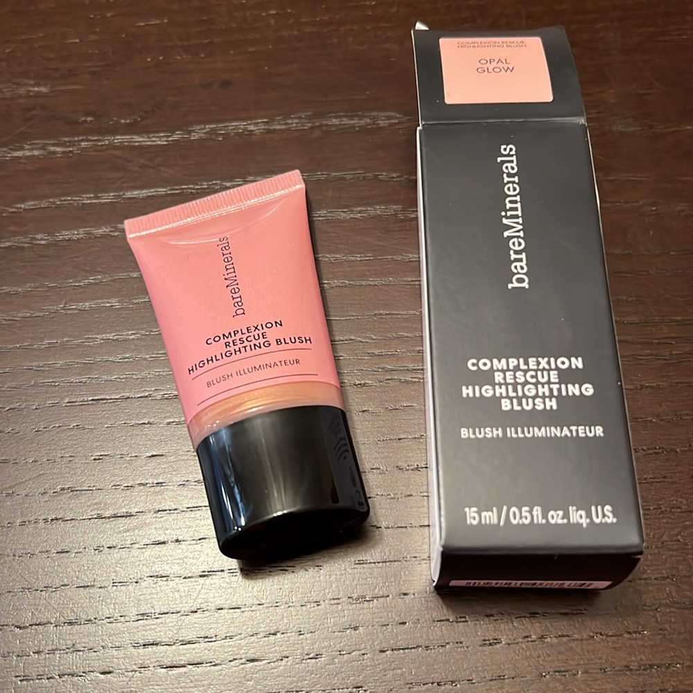 NEW IN BOX! Bare Minerals Complexion Rescue Highlighting Blush - Opal Glow